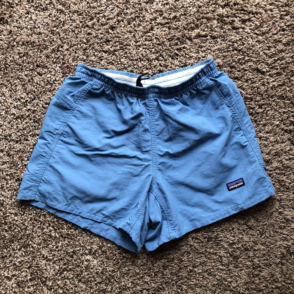 Patagonia Baggies Light Blue 5" Inseam XS